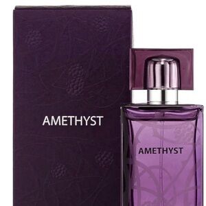 LALIQUE Amethyst Perfume Bottle NEW IN BOX